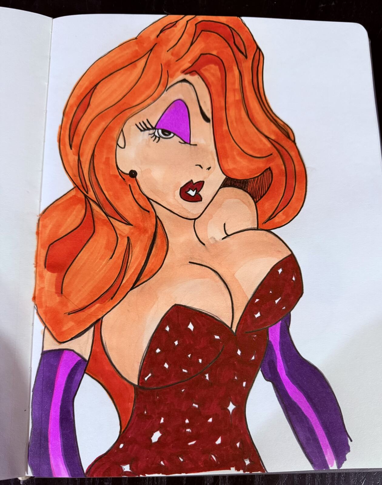 Crimson Starlet by Andrew Tuttle