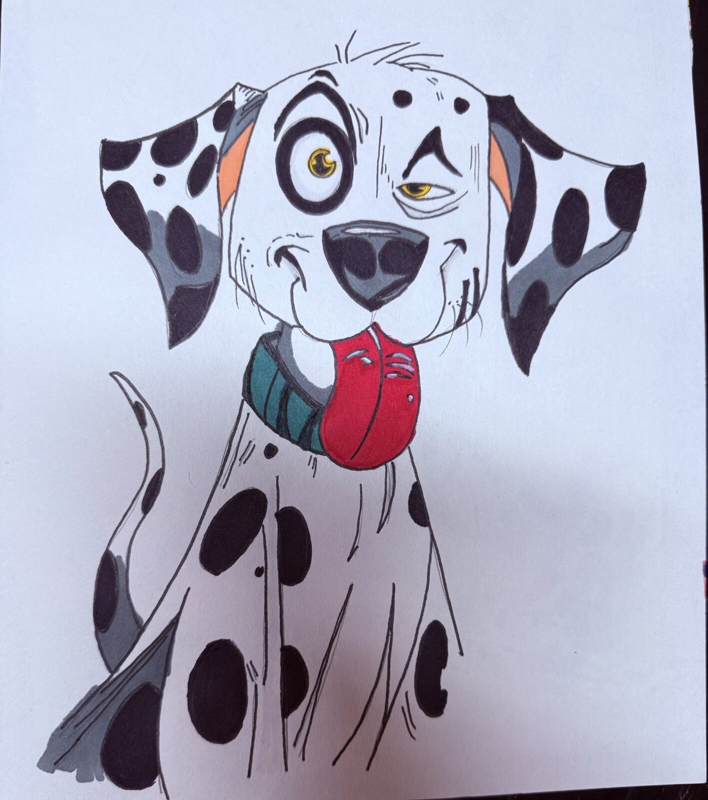 Dalmatian Character Study by Andrew Tuttle