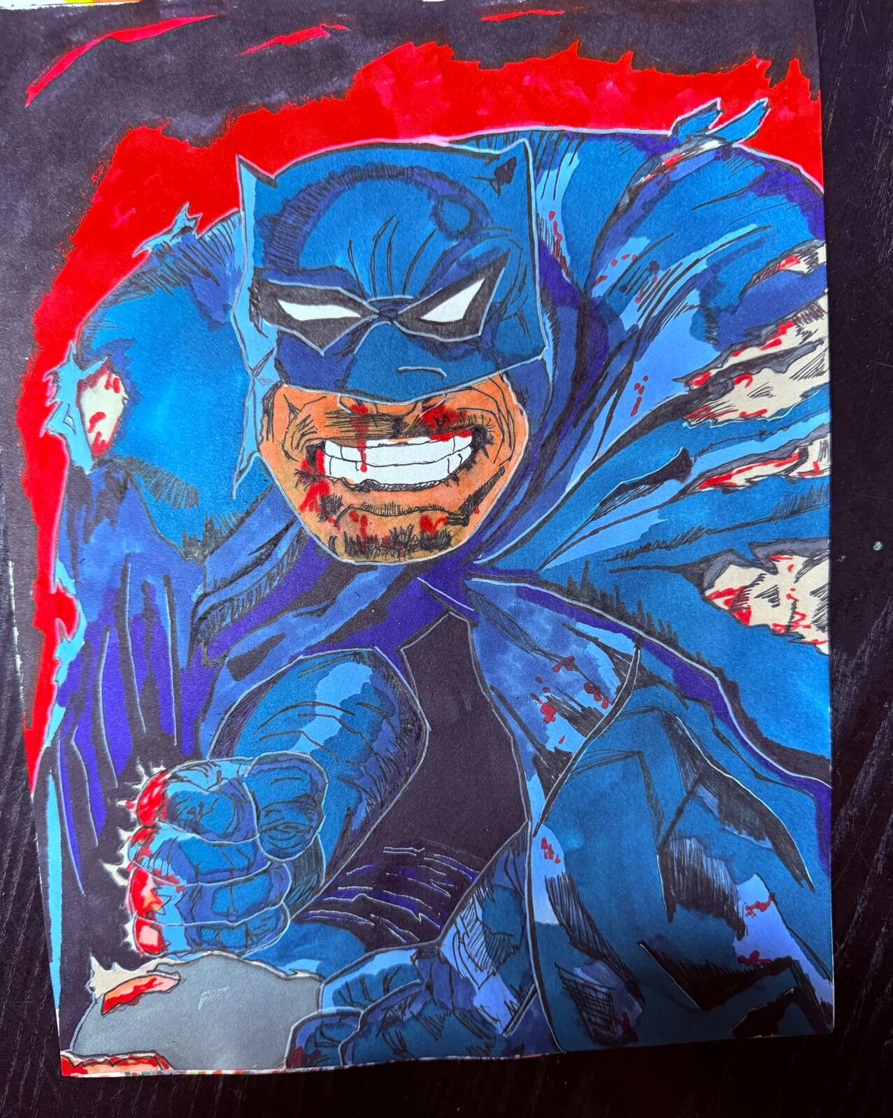 Dark Knight Battle by Andrew Tuttle