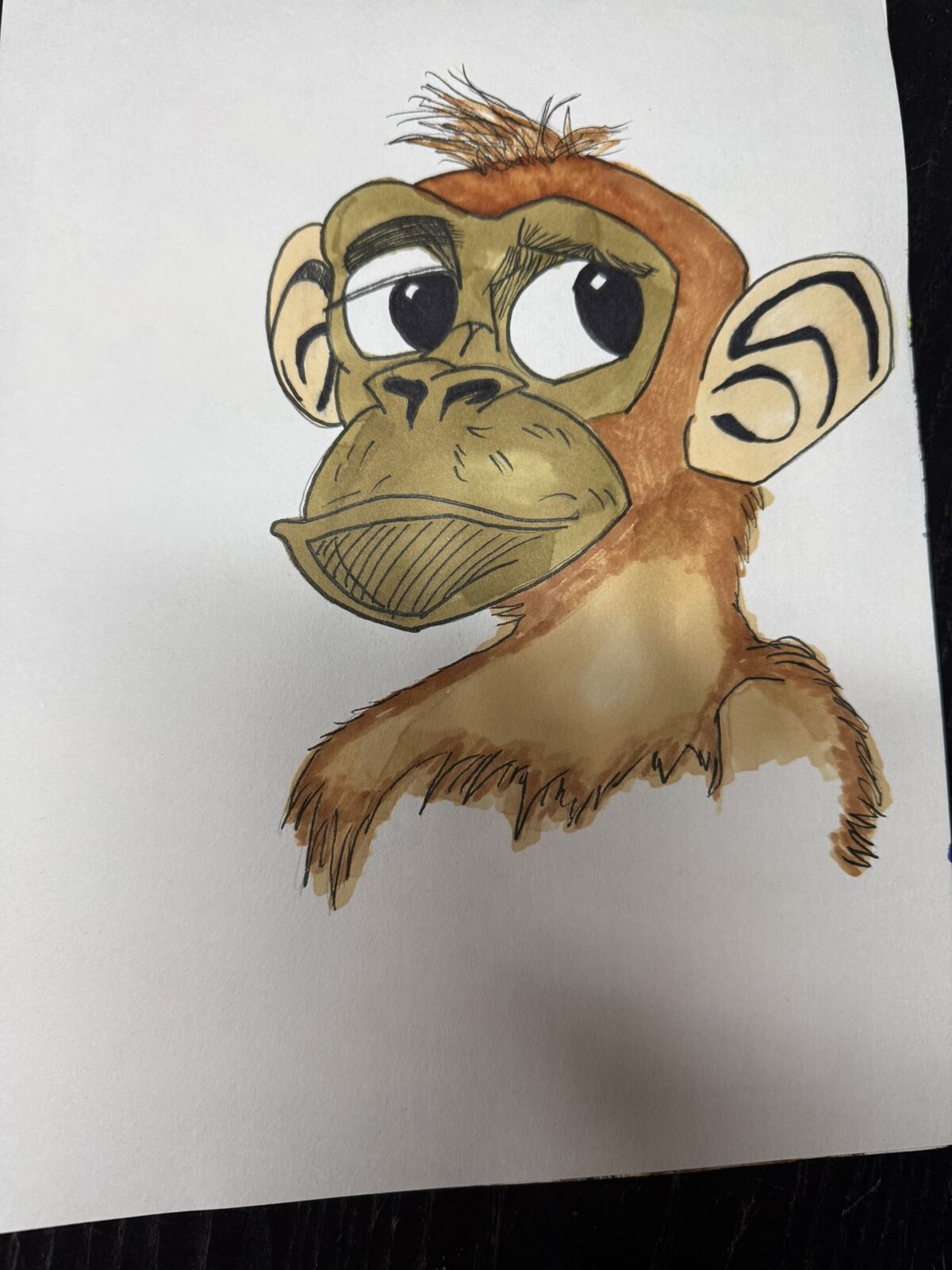 Monkey Character Study by Andrew Tuttle