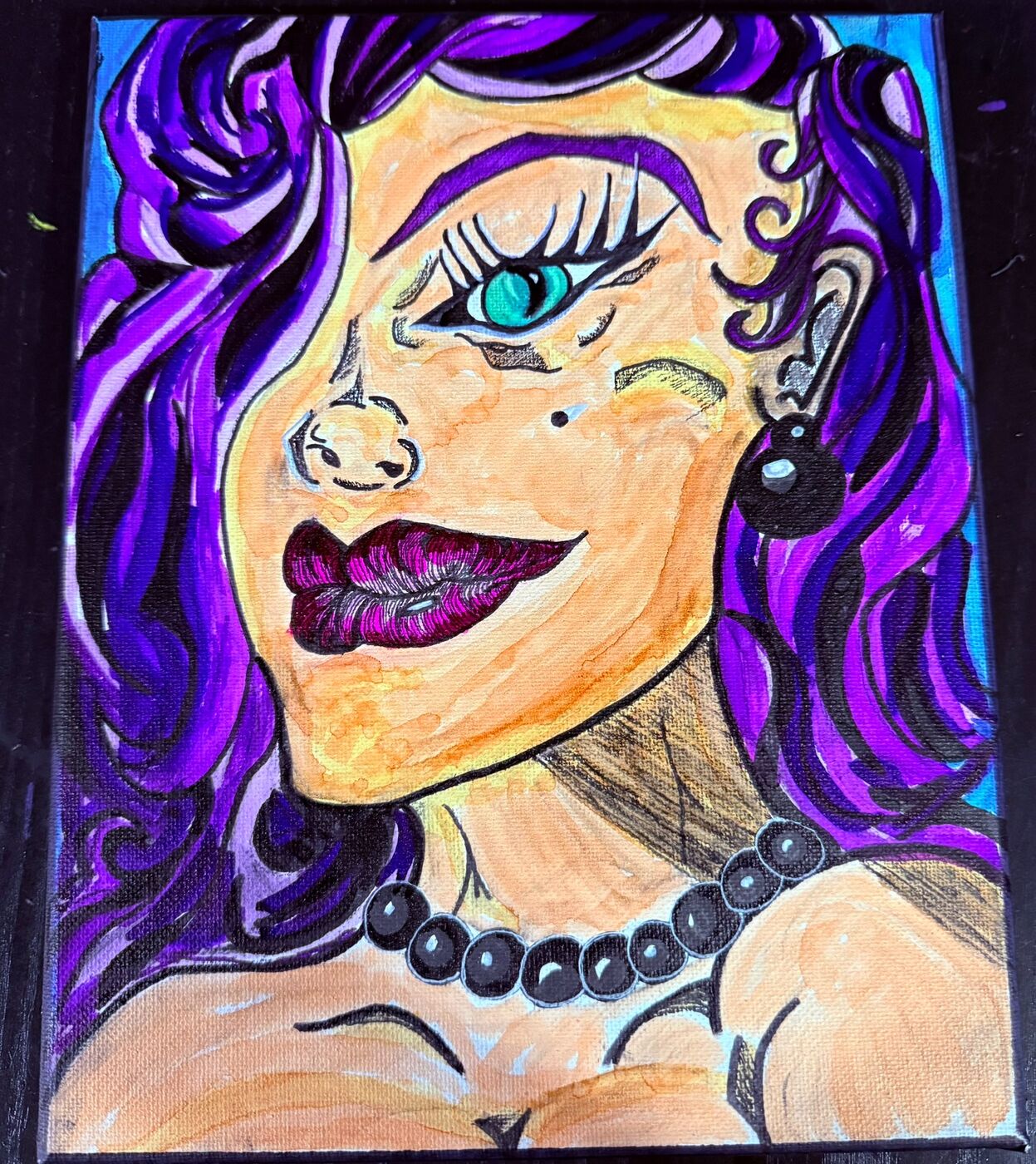 Violet Portrait by Andrew Tuttle