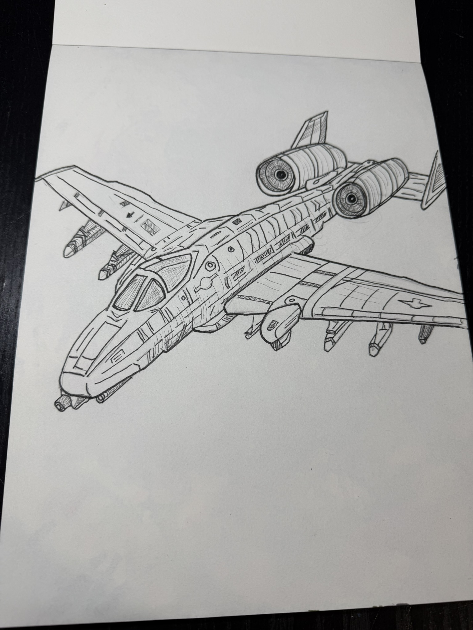 A-10 Aircraft Study by Andrew Tuttle