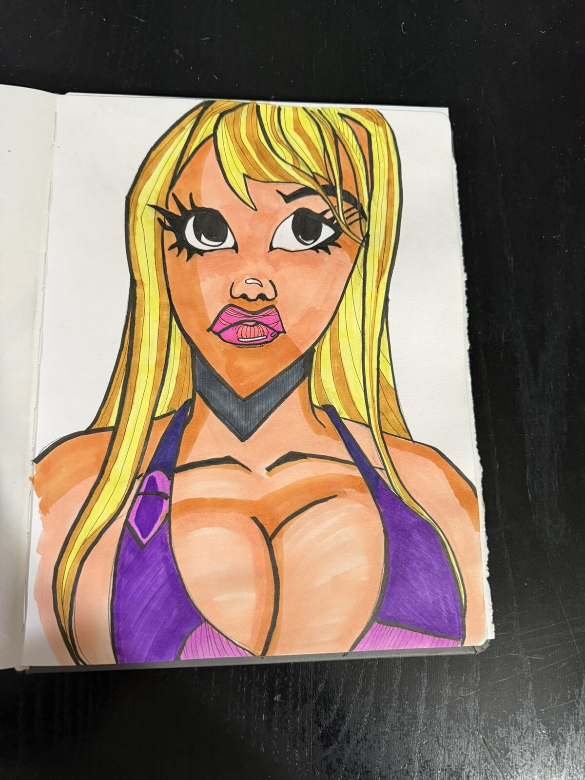 Blonde Character Portrait by Andrew Tuttle