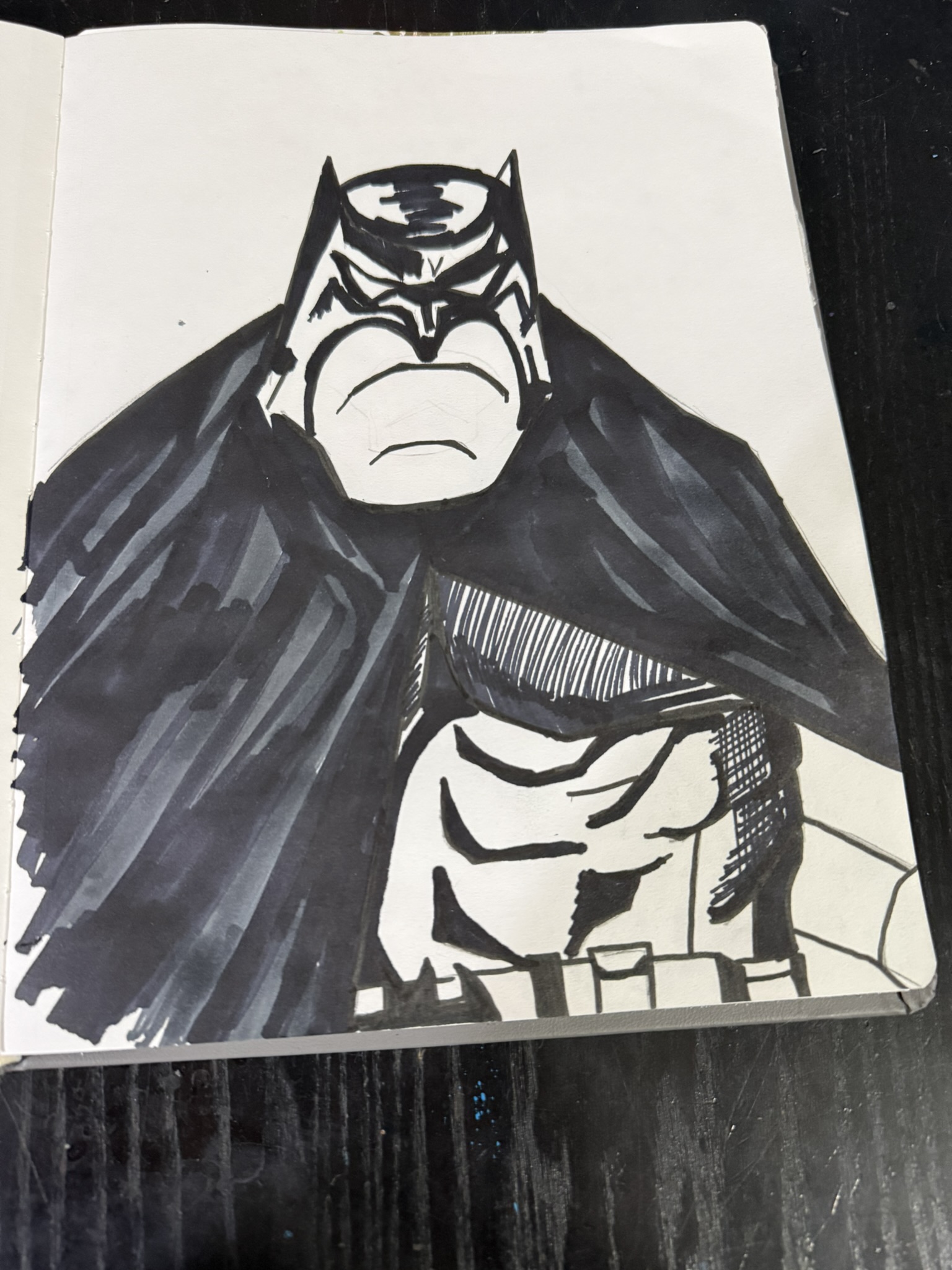 Dark Knight Study by Andrew Tuttle