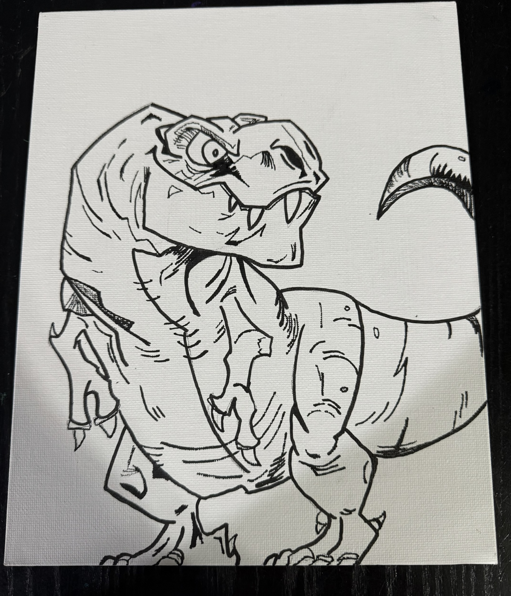 Dinosaur Study by Andrew Tuttle