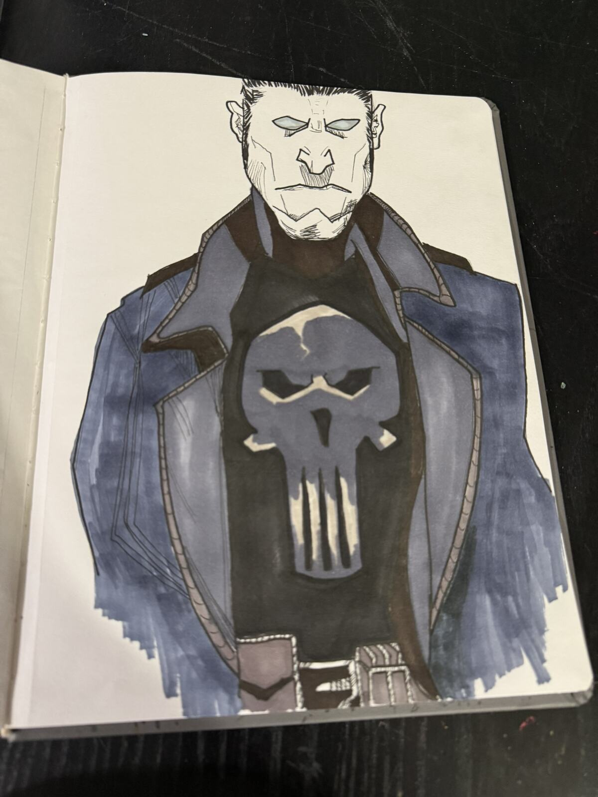 Skull-Emblem Vigilante by Andrew Tuttle